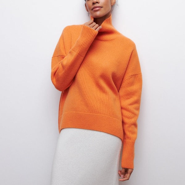 Dam Polotröja | Varm & Mångsidig | Avslappnad Passform | Mikrofiber & Polyester