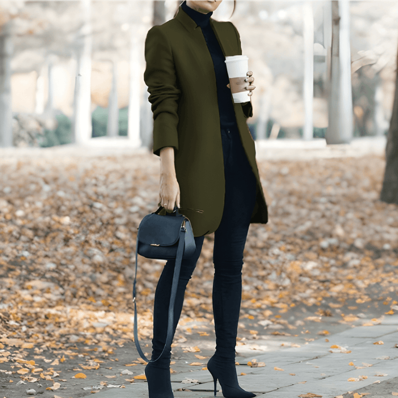 Kappa Dam | Ståkrage & Elegant Stil | Varm Höstfavorit | Polyester