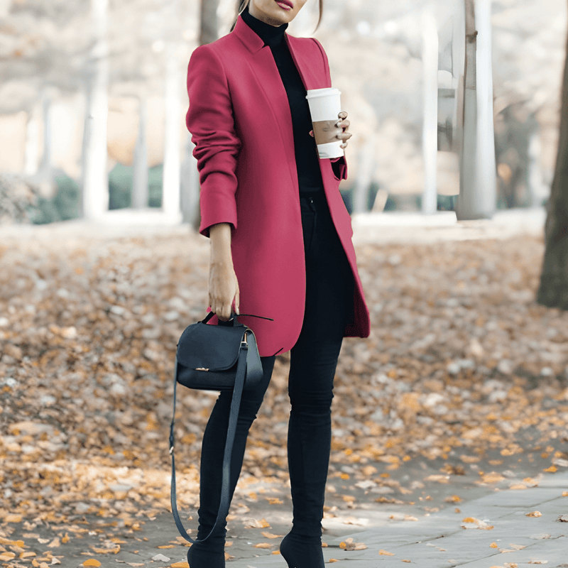 Kappa Dam | Ståkrage & Elegant Stil | Varm Höstfavorit | Polyester
