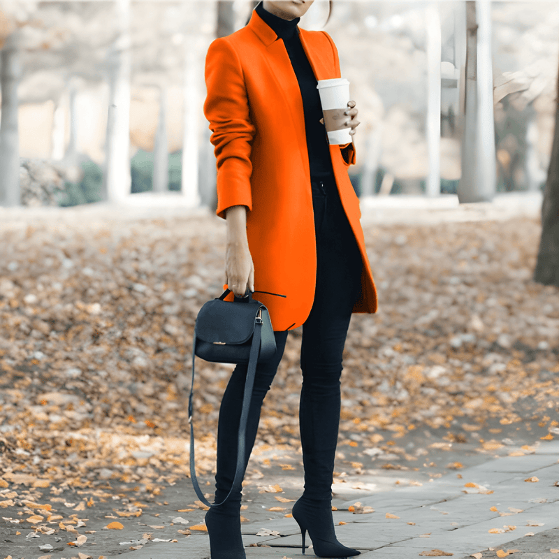 Kappa Dam | Ståkrage & Elegant Stil | Varm Höstfavorit | Polyester