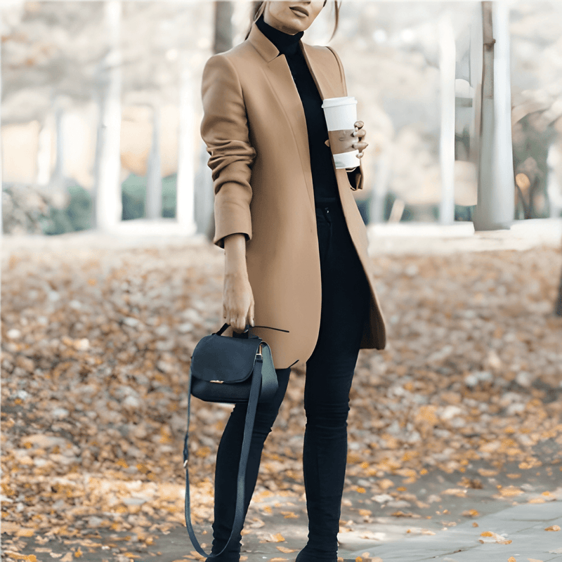 Kappa Dam | Ståkrage & Elegant Stil | Varm Höstfavorit | Polyester