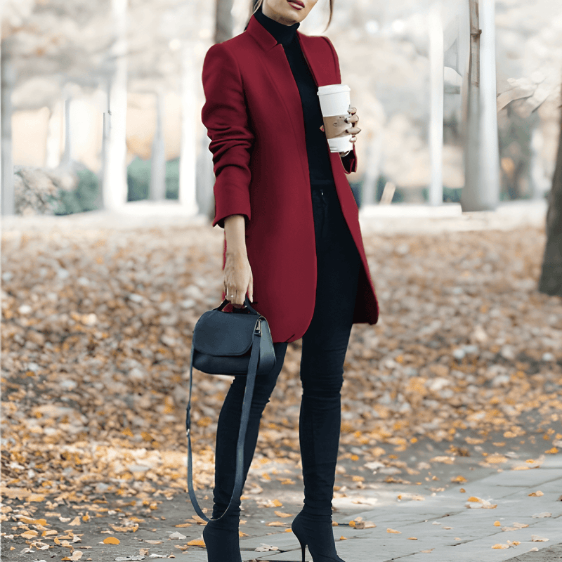 Kappa Dam | Ståkrage & Elegant Stil | Varm Höstfavorit | Polyester