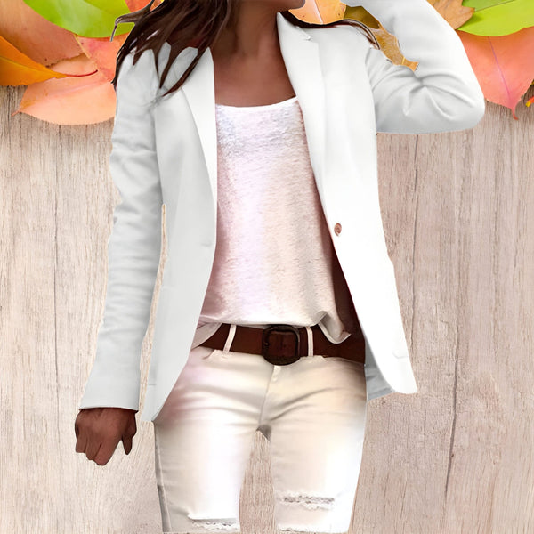 Blazer för Dam | Figursydd med Slag & Knäppning | Långärmad | Polyester