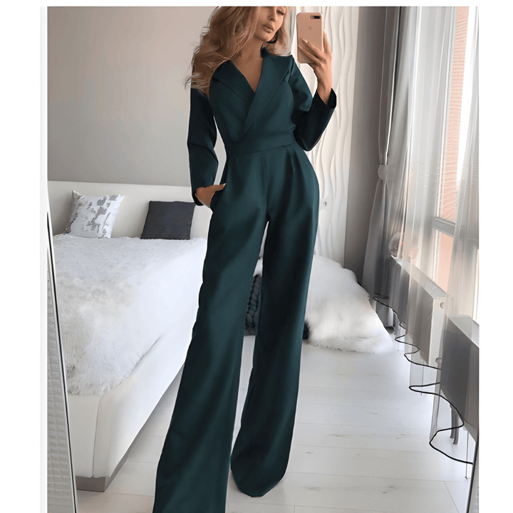 Jumpsuit Dam | Breda Axelband | Smickrande Passform | Acetat