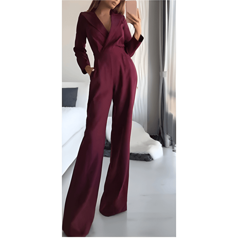 Jumpsuit Dam | Breda Axelband | Smickrande Passform | Acetat