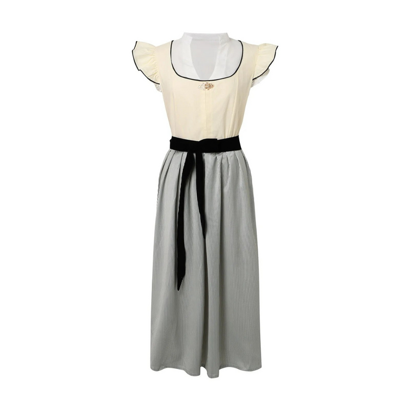 Dirndl Klänning Dam | Elegant Spetsdetalj | Polyester | Oktoberfest