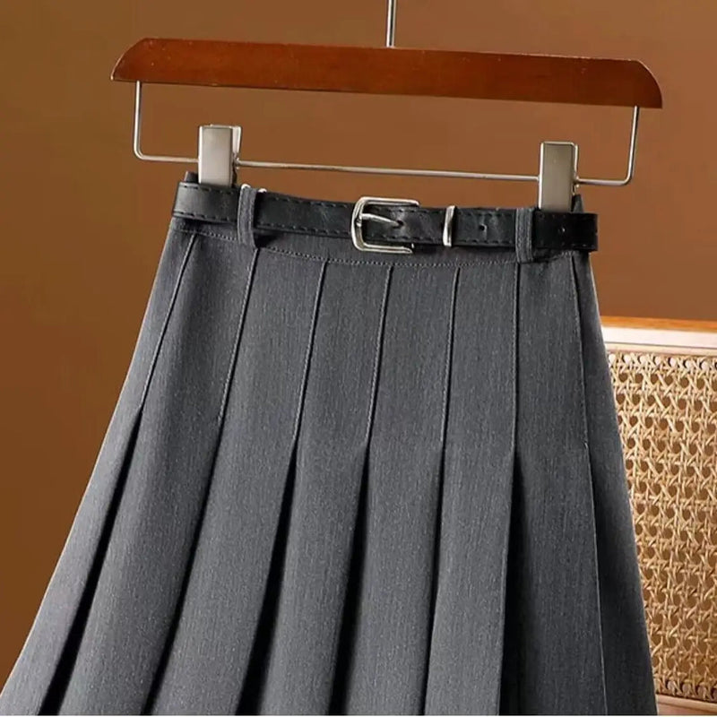 Casual Kjol Dam | Avslappnad Passform | Mångsidig Stil | Bomstickad struktur Polyester