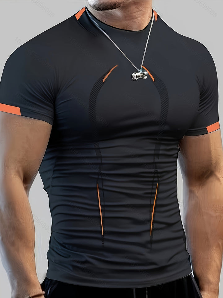 Herr T-shirt | Slimfit | Kort Ärm | Rund Hals | Sommar
