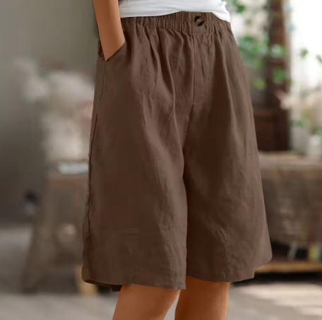Dam Shorts | Elastisk midja | Knälängd | Sommar