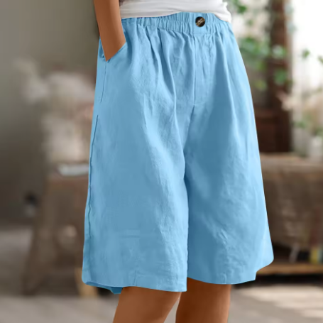 Dam Shorts | Elastisk midja | Knälängd | Sommar