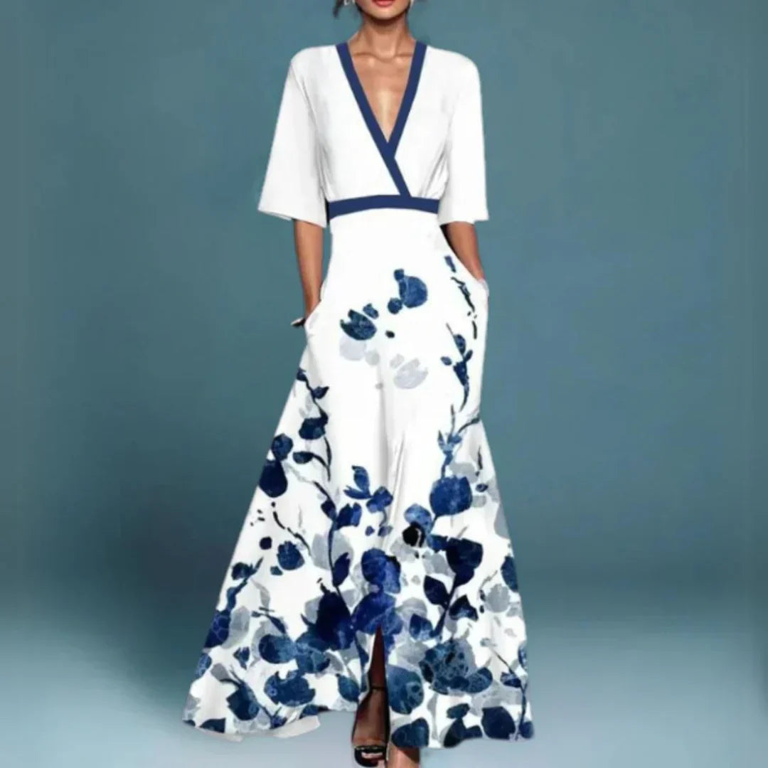 Dams Klänning | Maxi | Blommig | Sommar
