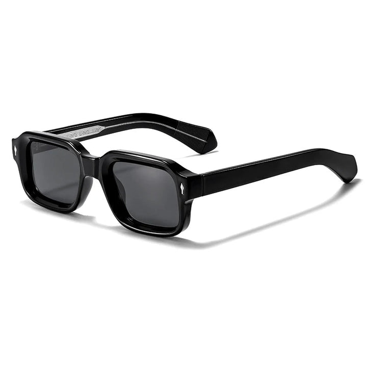 Herr Glasögon | Fyrkantig Ram | Retro Stil | Sommar