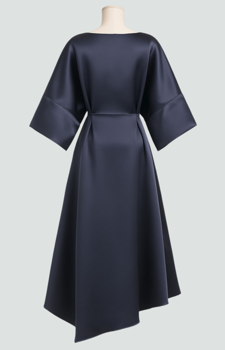 Dam Klänning | Lång Satin | Elegant | Sommar