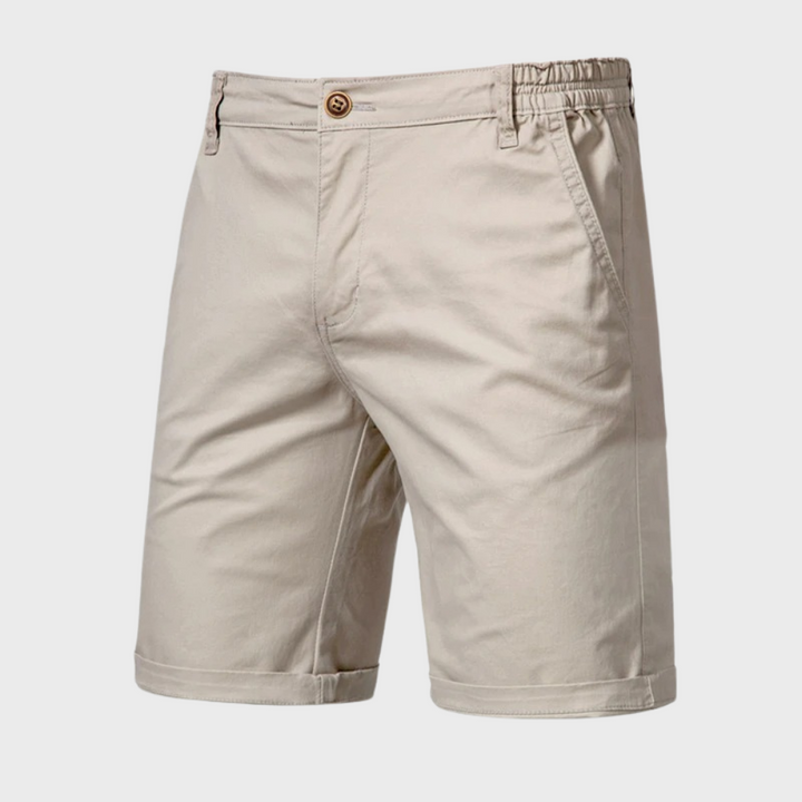 Herr Shorts | Straight Fit | Knappstängning | Sommar