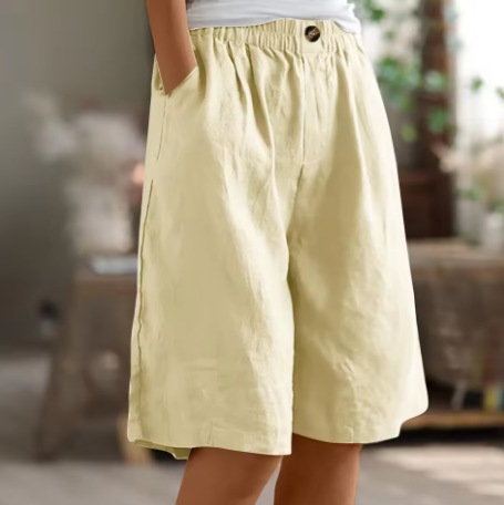 Dam Shorts | Elastisk midja | Knälängd | Sommar