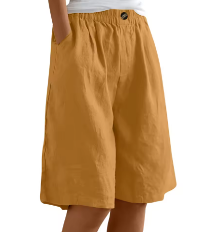 Dam Shorts | Elastisk midja | Knälängd | Sommar