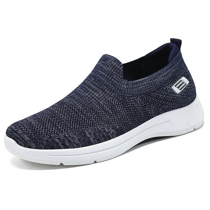 Kvinnor Sneakers | Lätta & Andningsbara | Slip-on Design | Vävd Plattformssula