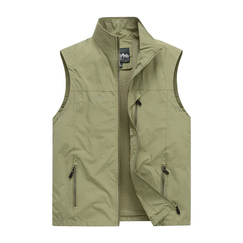 Herr Bodywarmer | Sportig | Lätt Design | Sommar