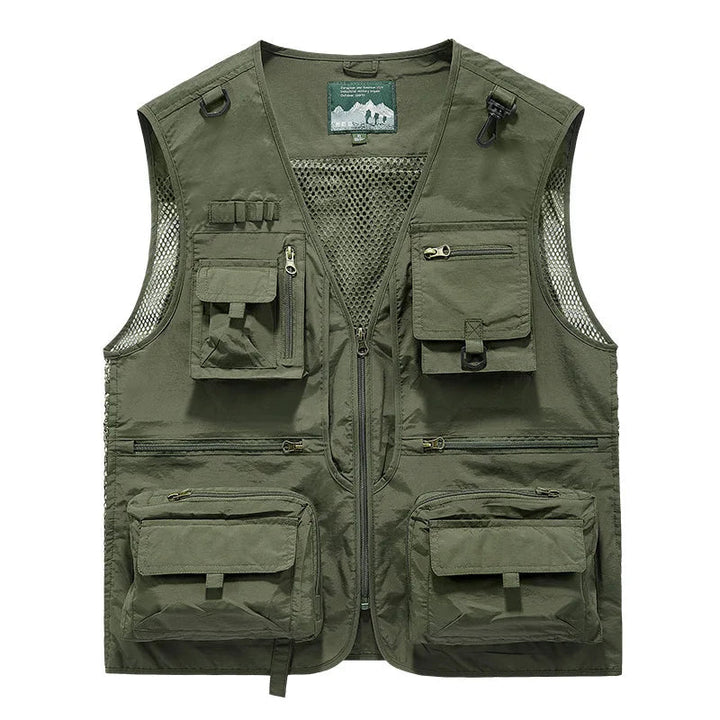 Herr Bodywarmer | Outdoor | Flera Fickor | Sommar