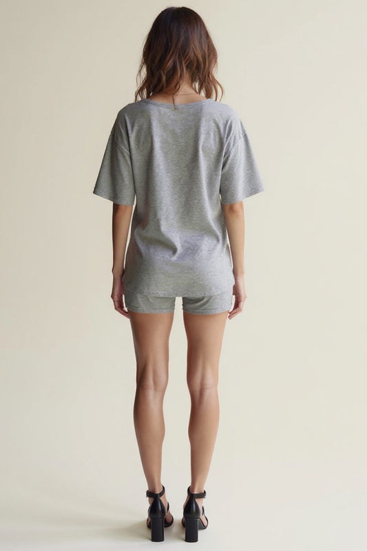 Dam Set | Oversized | V-ringad | Sommar