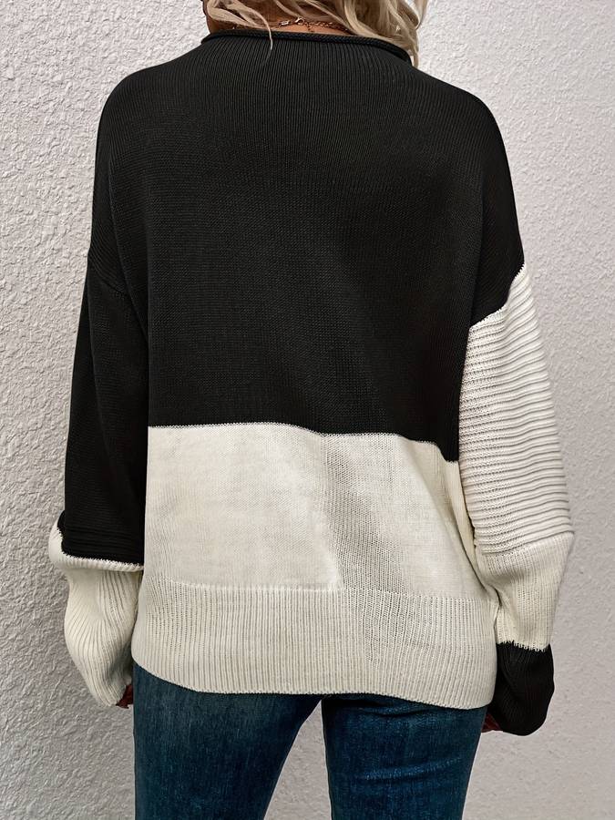 Elegant och snygg hösttröja med långa ärmar för kvinnor | Maja