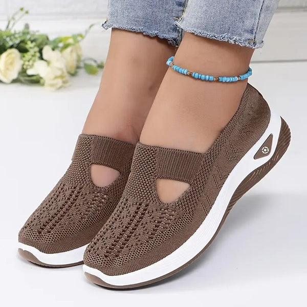 Dams Skor | Ny Stil & Andningsbara | Trendiga Slip-On Sportskor
