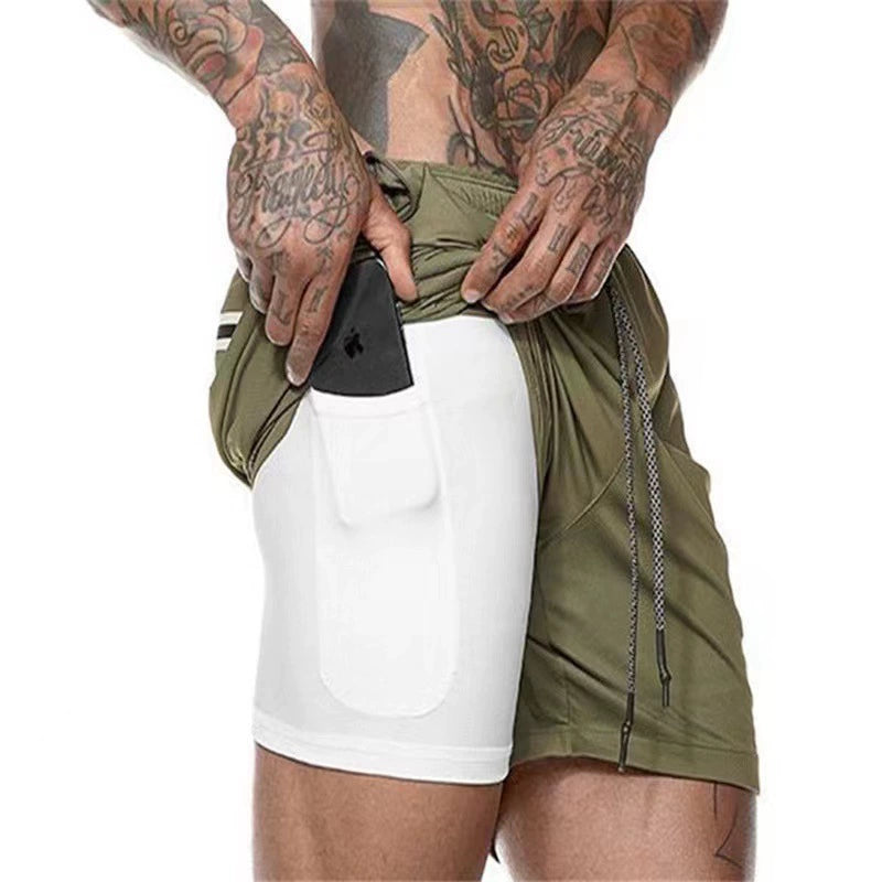 Herr Shorts | Slimfit Sport | Met Zak | Zomer