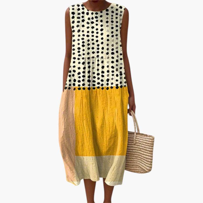 Dam Klänning | Oversized | Ärmlös | Sommar