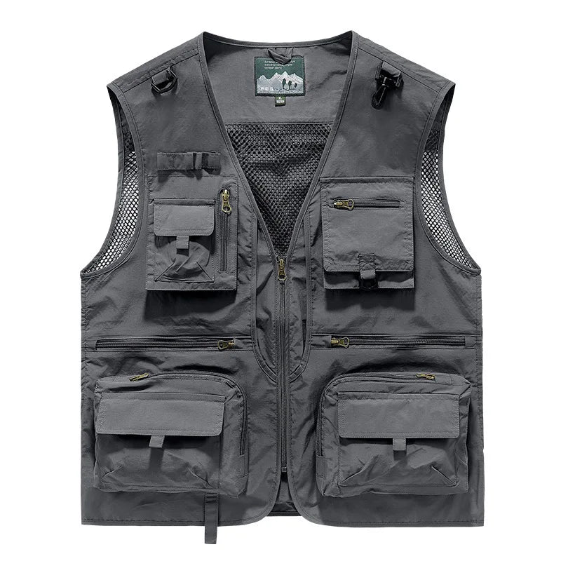 Herr Bodywarmer | Outdoor | Flera Fickor | Sommar