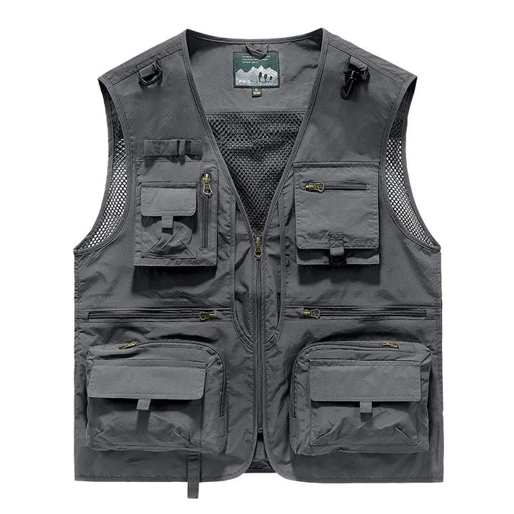 Herr Bodywarmer | Outdoor | Flera Fickor | Sommar