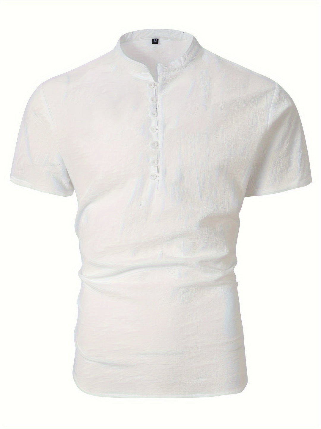 Herr T-shirt | Slimfit | Med Knappar | Sommar