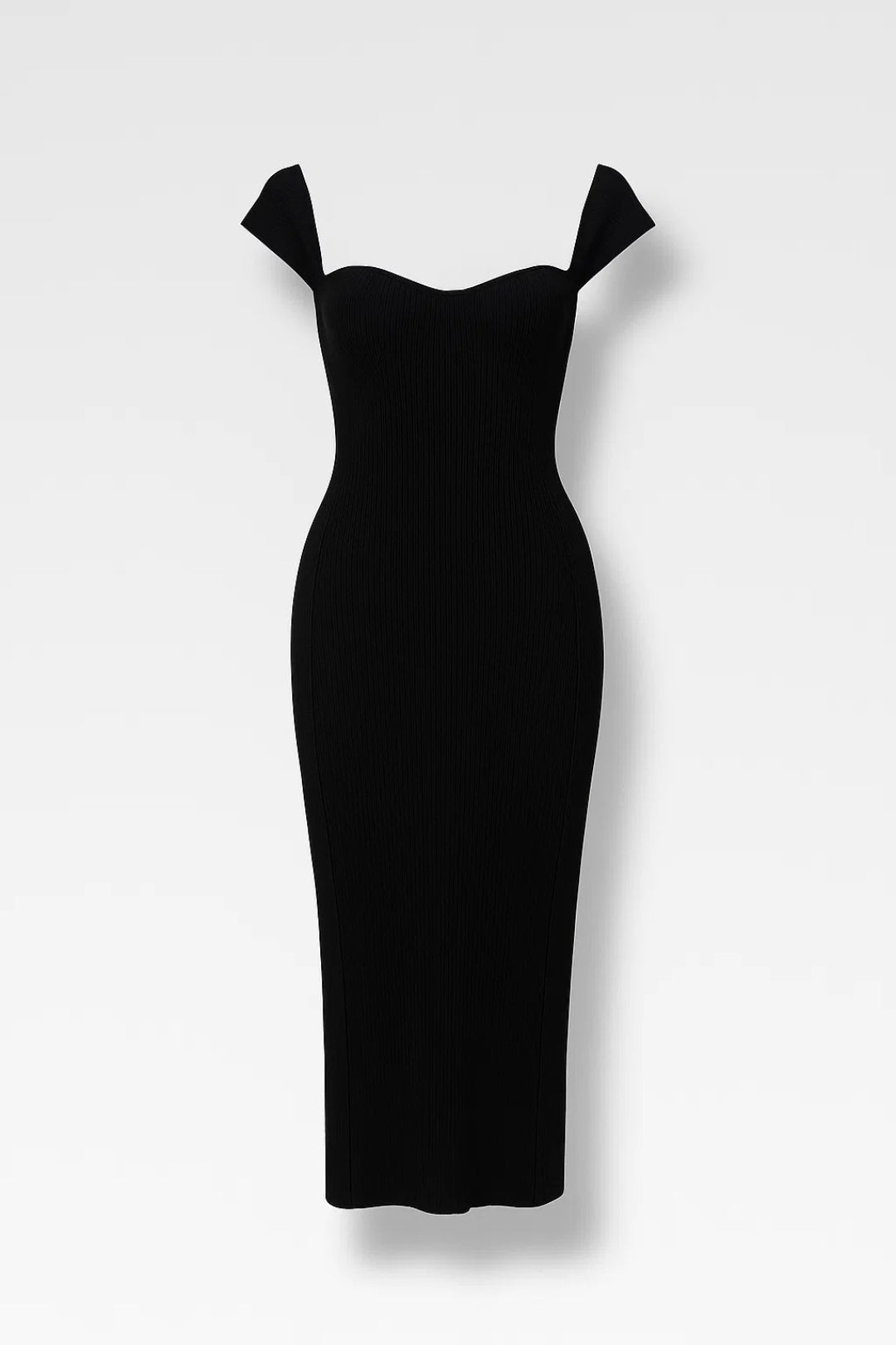 Dam Klänning | Figurnära Elegant | Midi Längd | Sommar