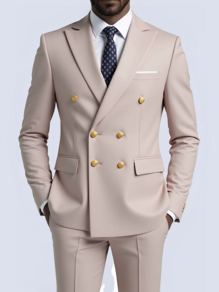 Herr Blazer | Getailleerd Elegant | Dubbelknäppt | Sommar