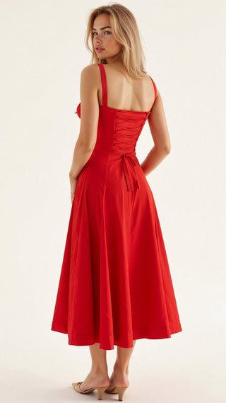 Midjeklänning för kvinnor | Bustier Design | Graciös &amp; Elegant | Tidlös stil