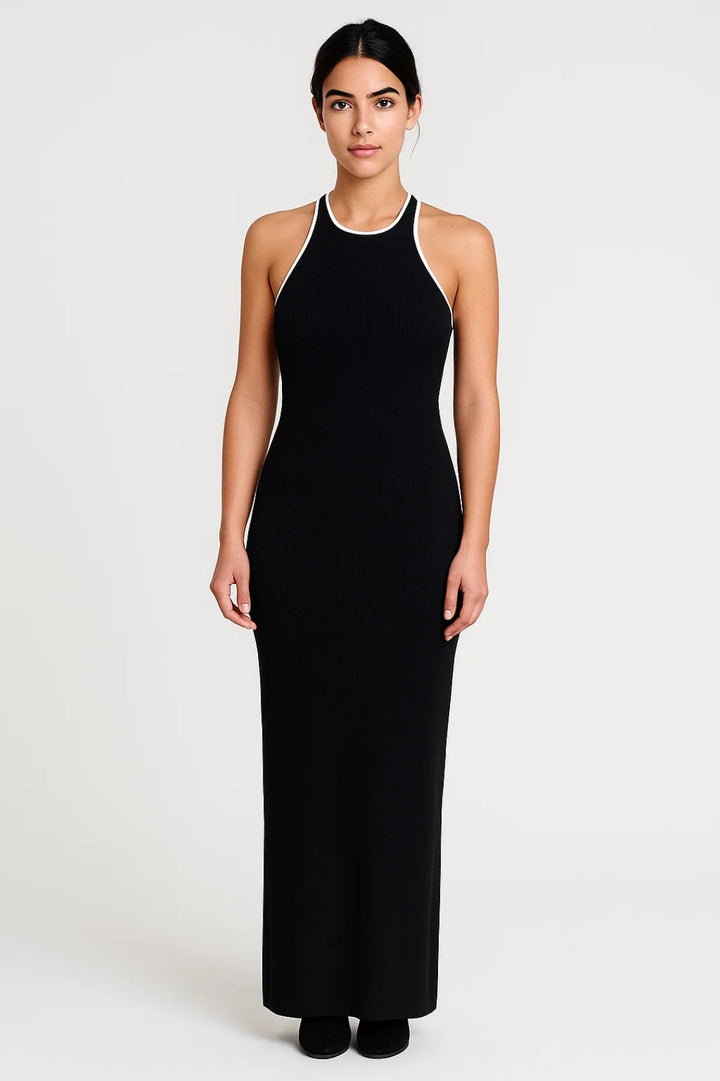 Dam Klänning | Elegant Slimfit | Halter | Sommar