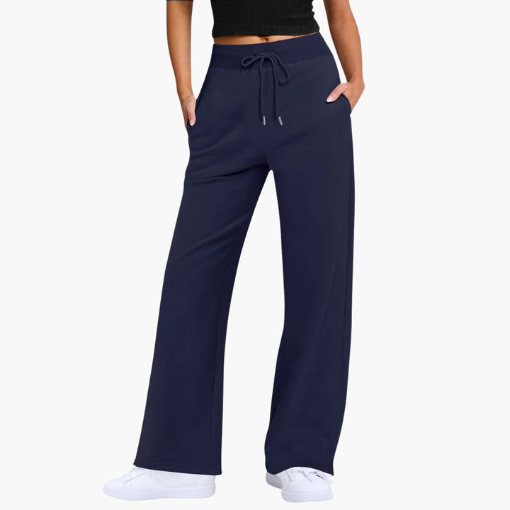 Dam Byxor | Wide Leg | Dragsko Midja | Sommar