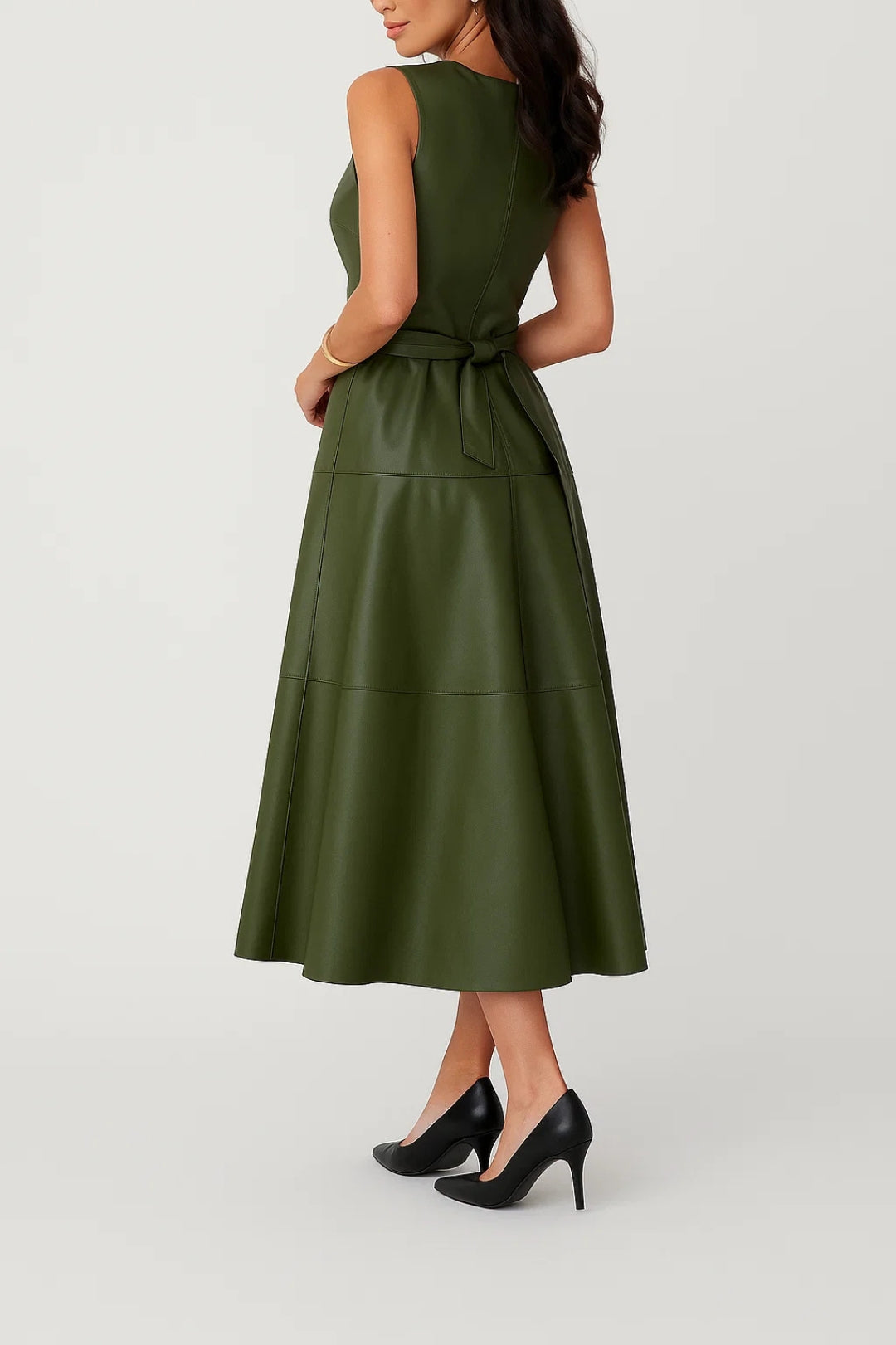 Dam Klänning | Elegant Getailleerd | Mouwloos | Sommar
