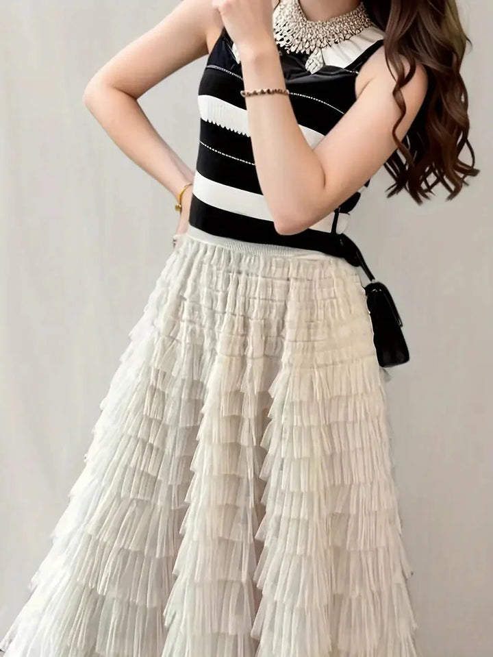 Dam Kjol | Elegant | Volangdesign | Sommar
