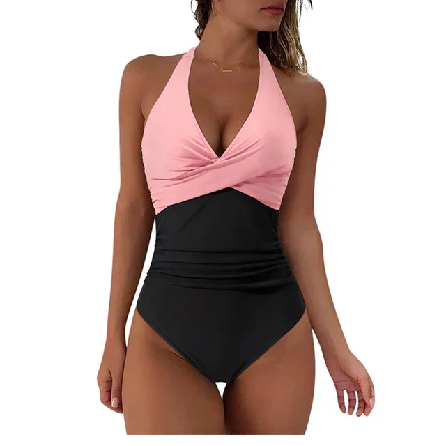 Dam Baddräkt | Elegant | Halterneck | Sommar
