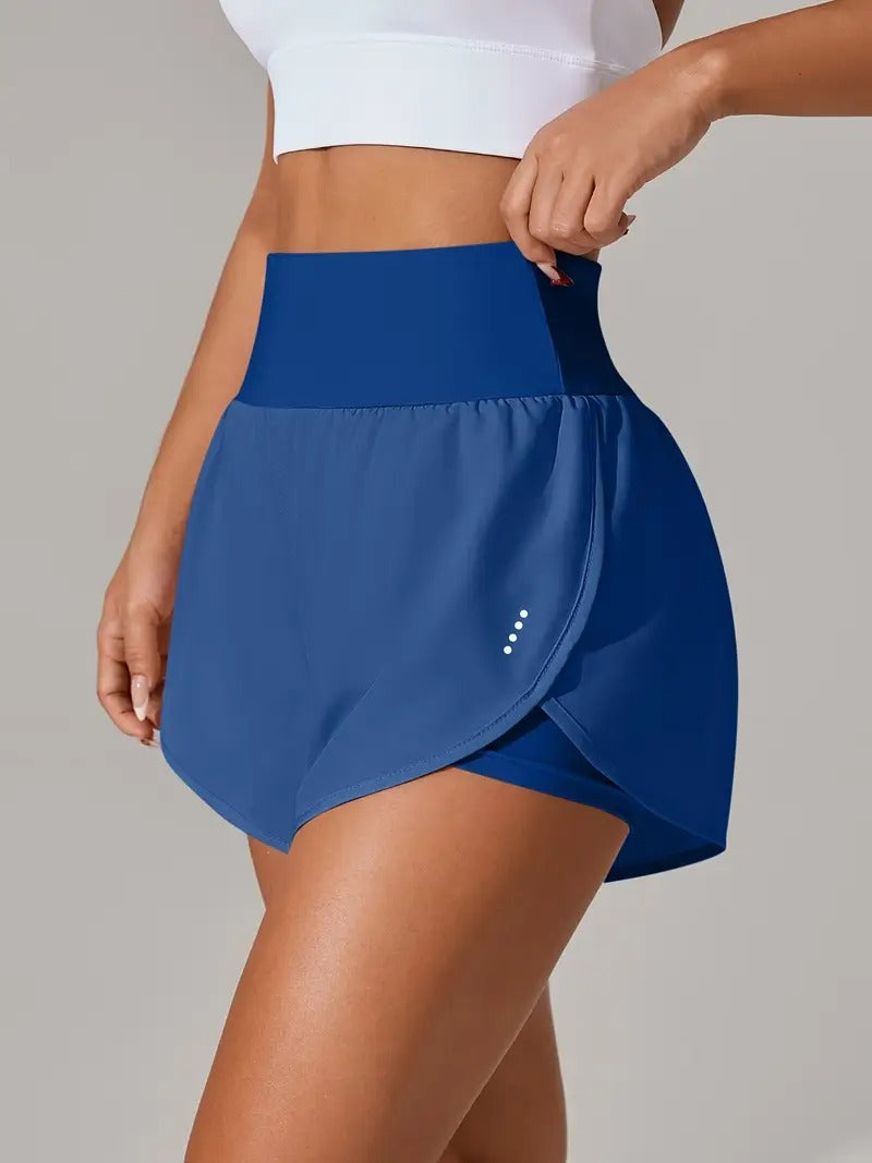 Dam Yoga Shorts | Avslappnad Passform & Hög Midja | Perfekt för Vår, Sommar & Höst