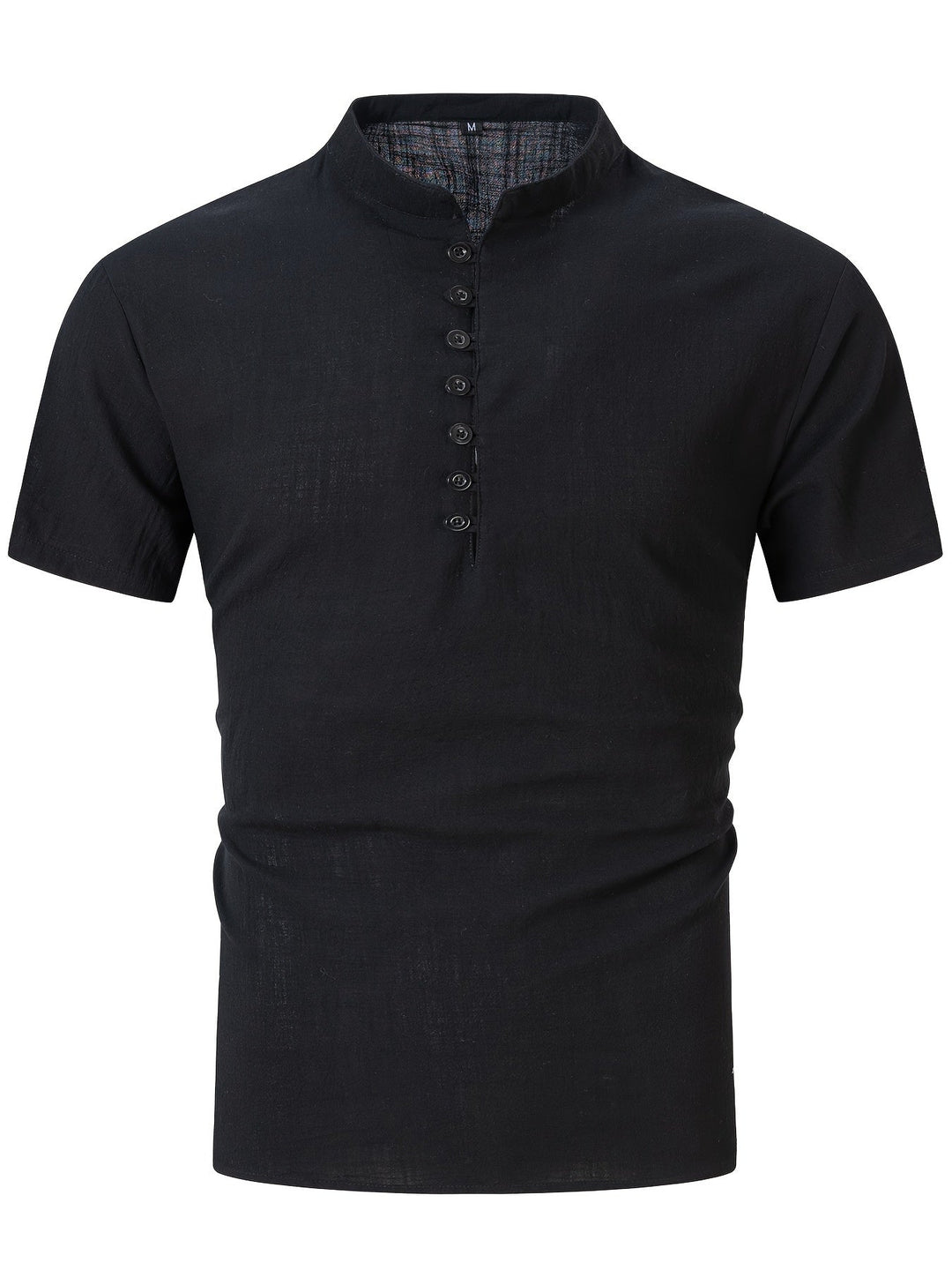 Herr T-shirt | Slimfit | Med Knappar | Sommar