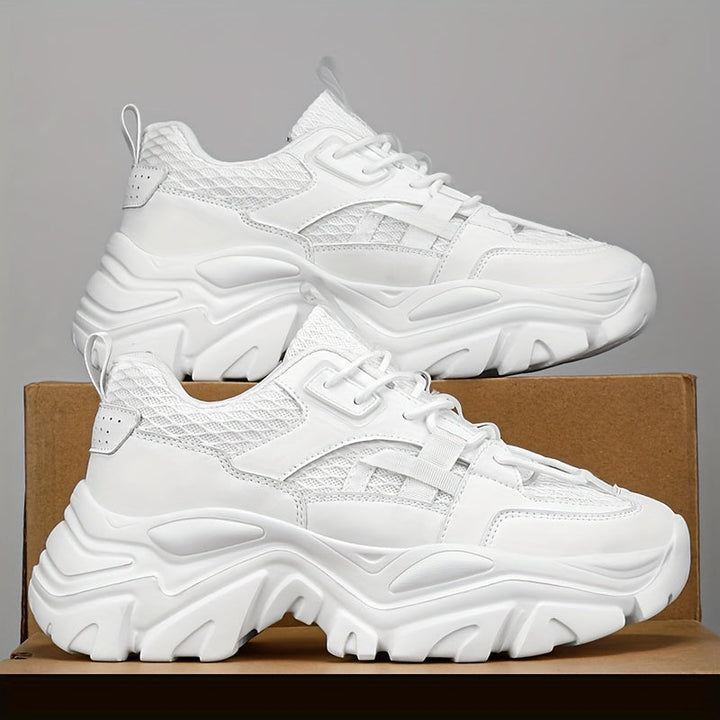 Herr Sneakers | Sportig | Med Snörning | Vår