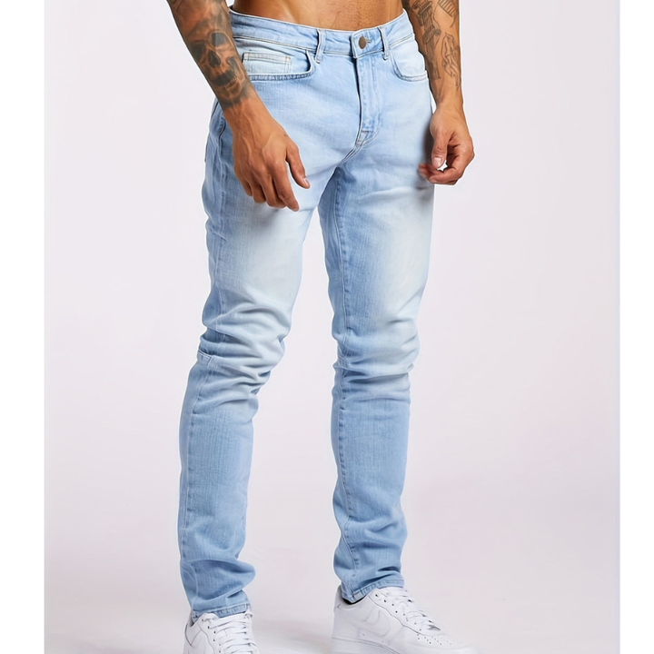 Herr Jeans | Slimfit | Med Knapplåsning | Sommar