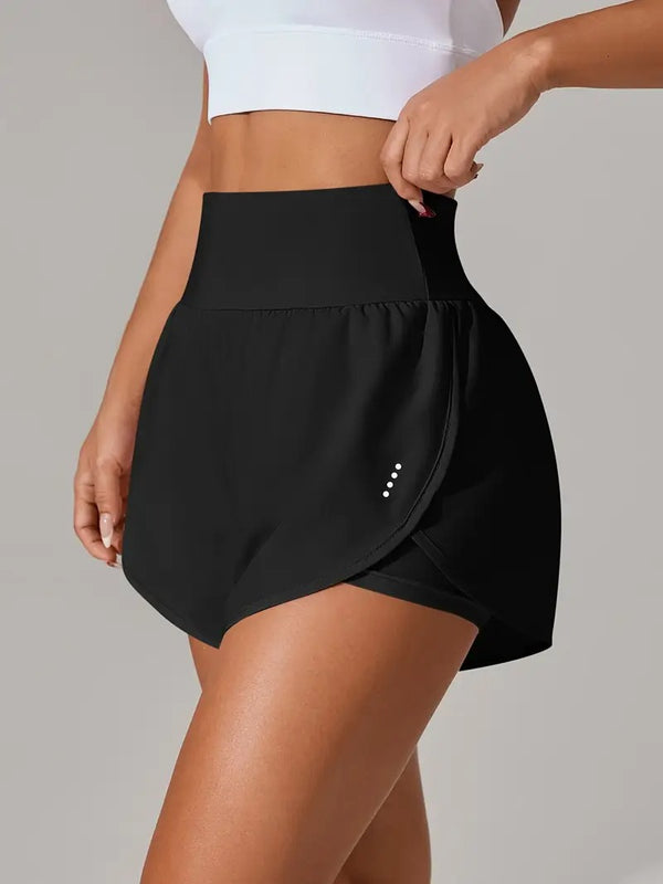 Dam Yoga Shorts | Avslappnad Passform & Hög Midja | Perfekt för Vår, Sommar & Höst