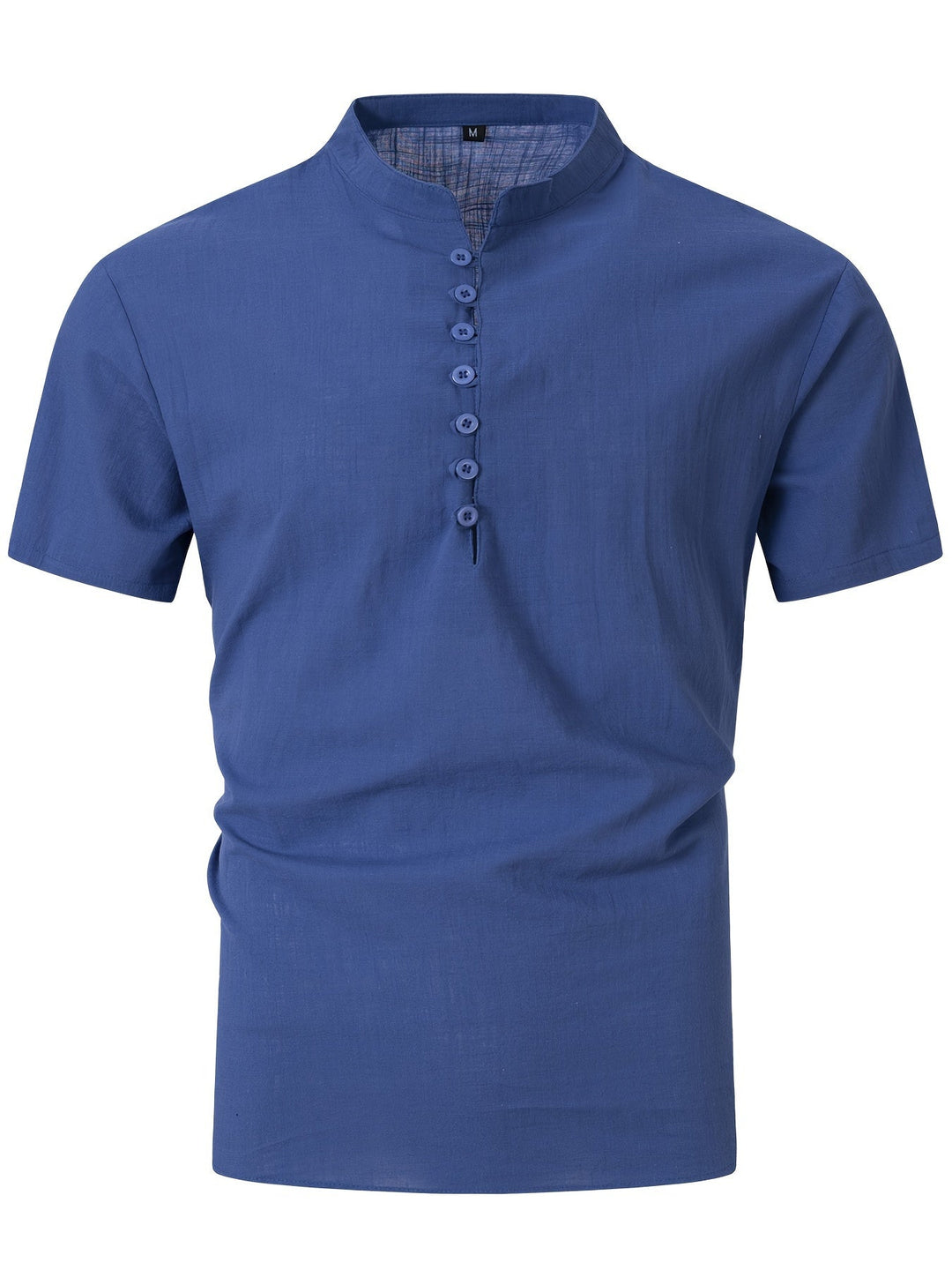 Herr T-shirt | Slimfit | Med Knappar | Sommar