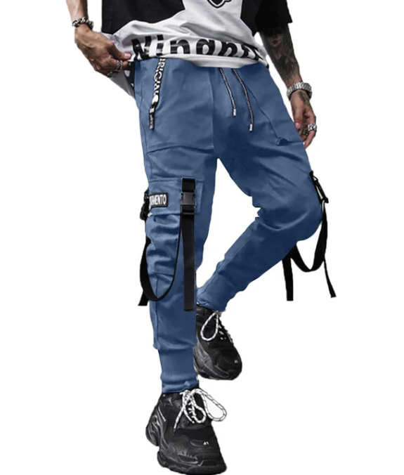 Herr Cargo Byxor | Rak Passform | Med Fickor | Sommar