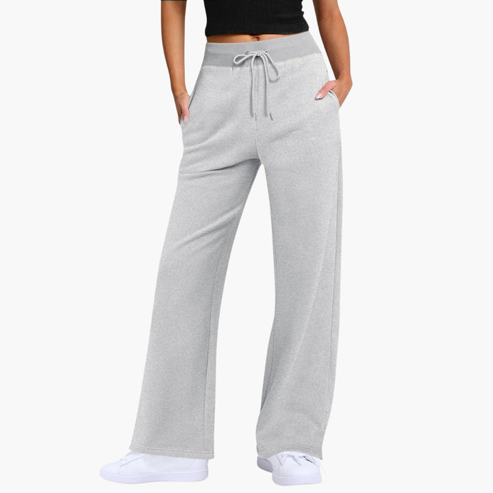 Dam Byxor | Wide Leg | Dragsko Midja | Sommar