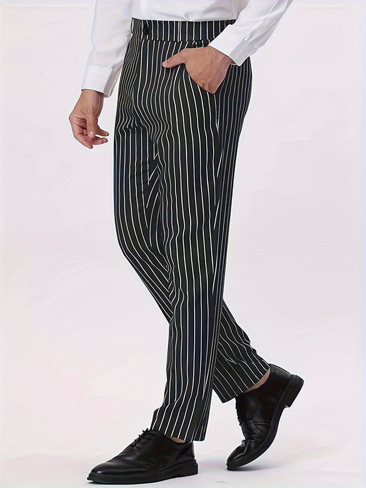 Herr Byxor | Slimfit | Med Elastisk Midja | Sommar