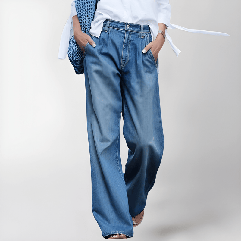 Dam Byxor | Hög Midja | Vida Ben & Lösa Jeans