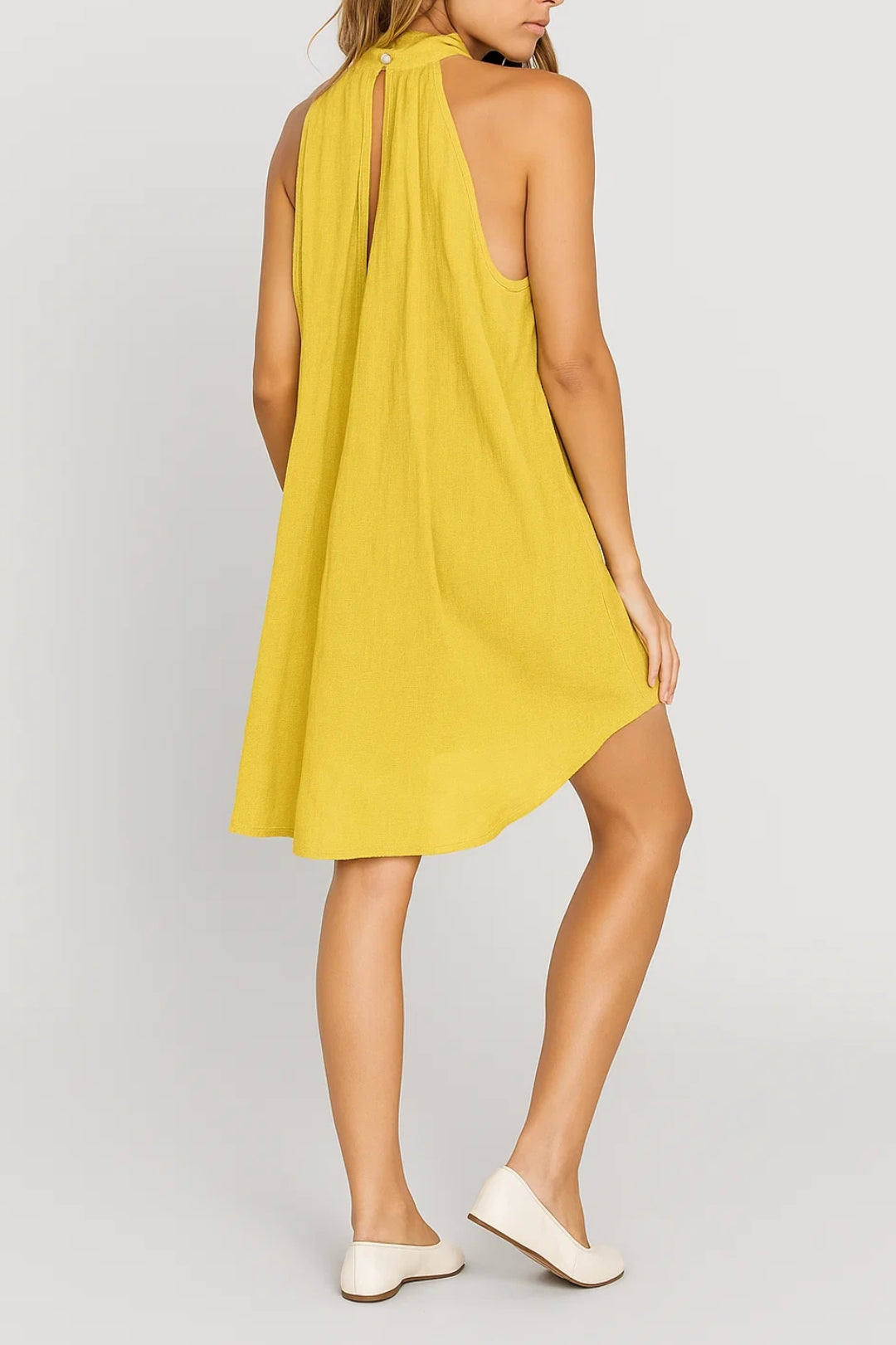 Dam Klänning | Oversized | Kort Met Halterneck | Sommar